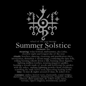 Summer Solstice Incense