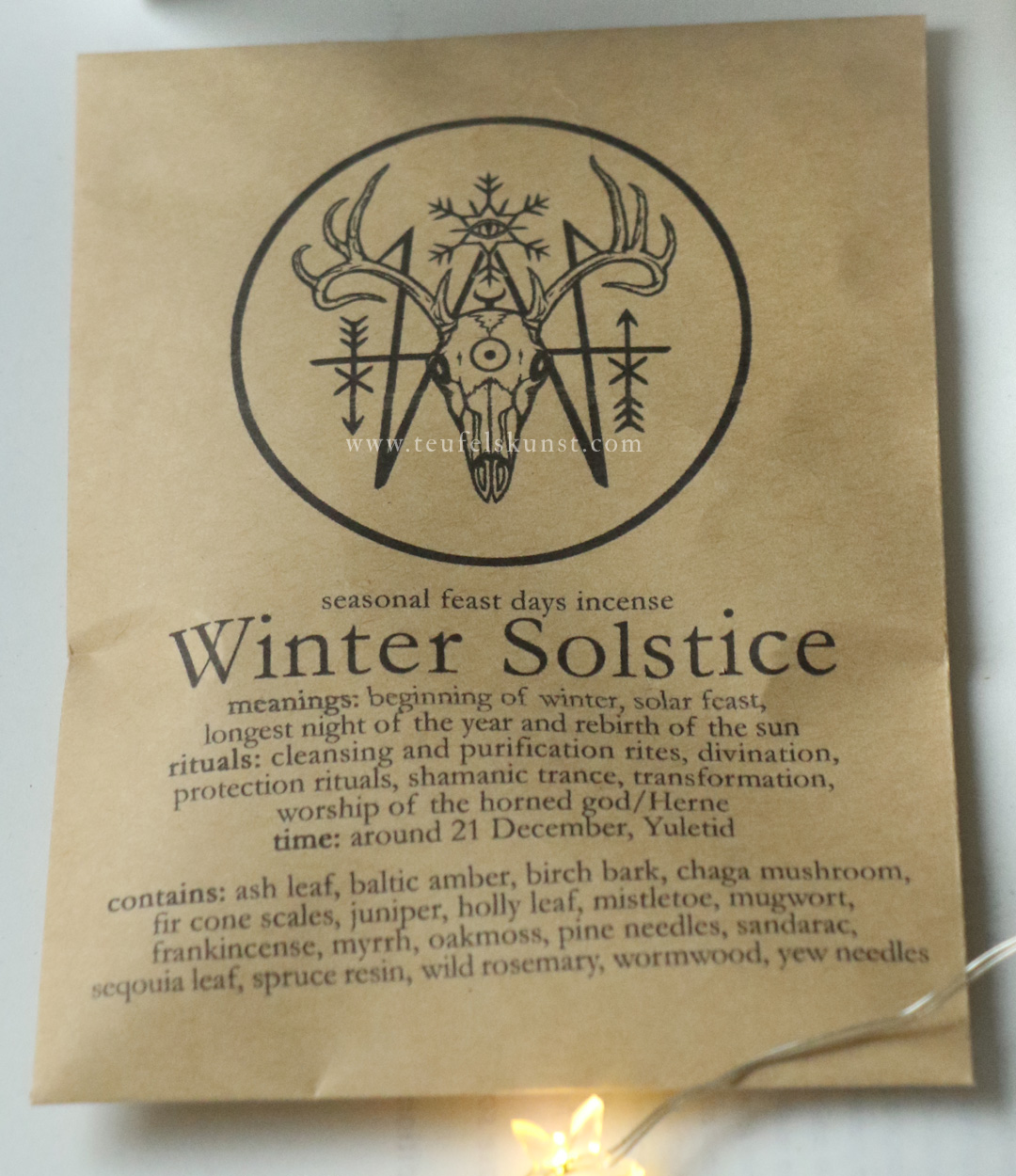 Winter Solstice Incense 30 ml